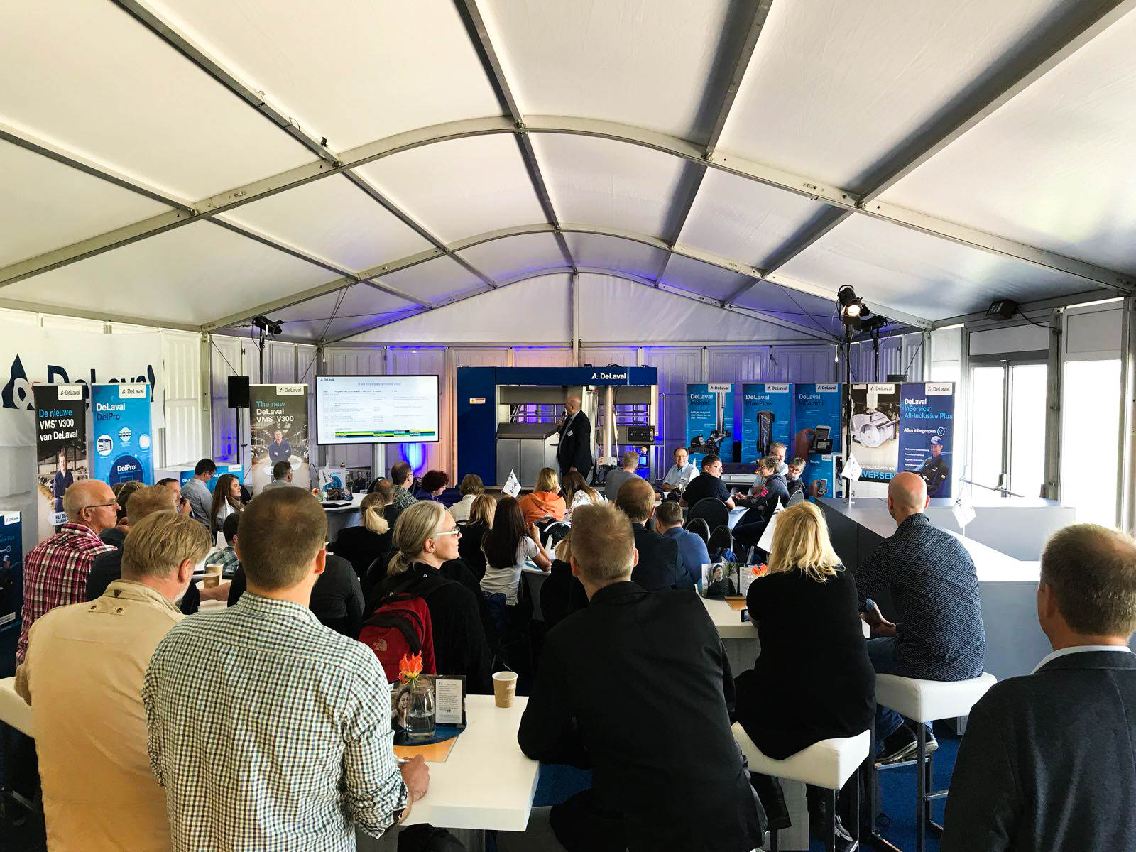 Productlancering Melkmachine van DeLaval door eventbureau Event Creators